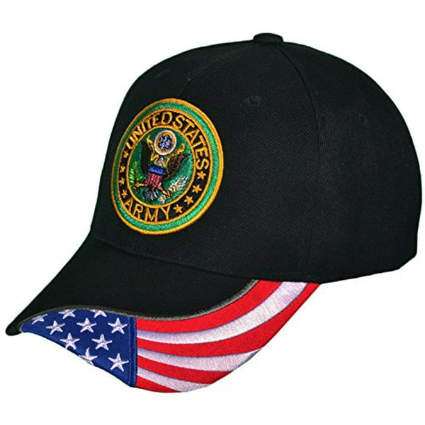 United States Army Veteran American Flag Army Cap Military Style Hat Baseball Cap for Unisex Adult 
